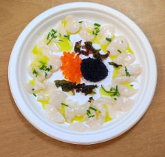 Carpaccio de saint jacques